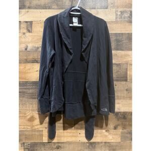 The North Face Women’s Lightweight Open Cardigan Jacket – Black-Medium